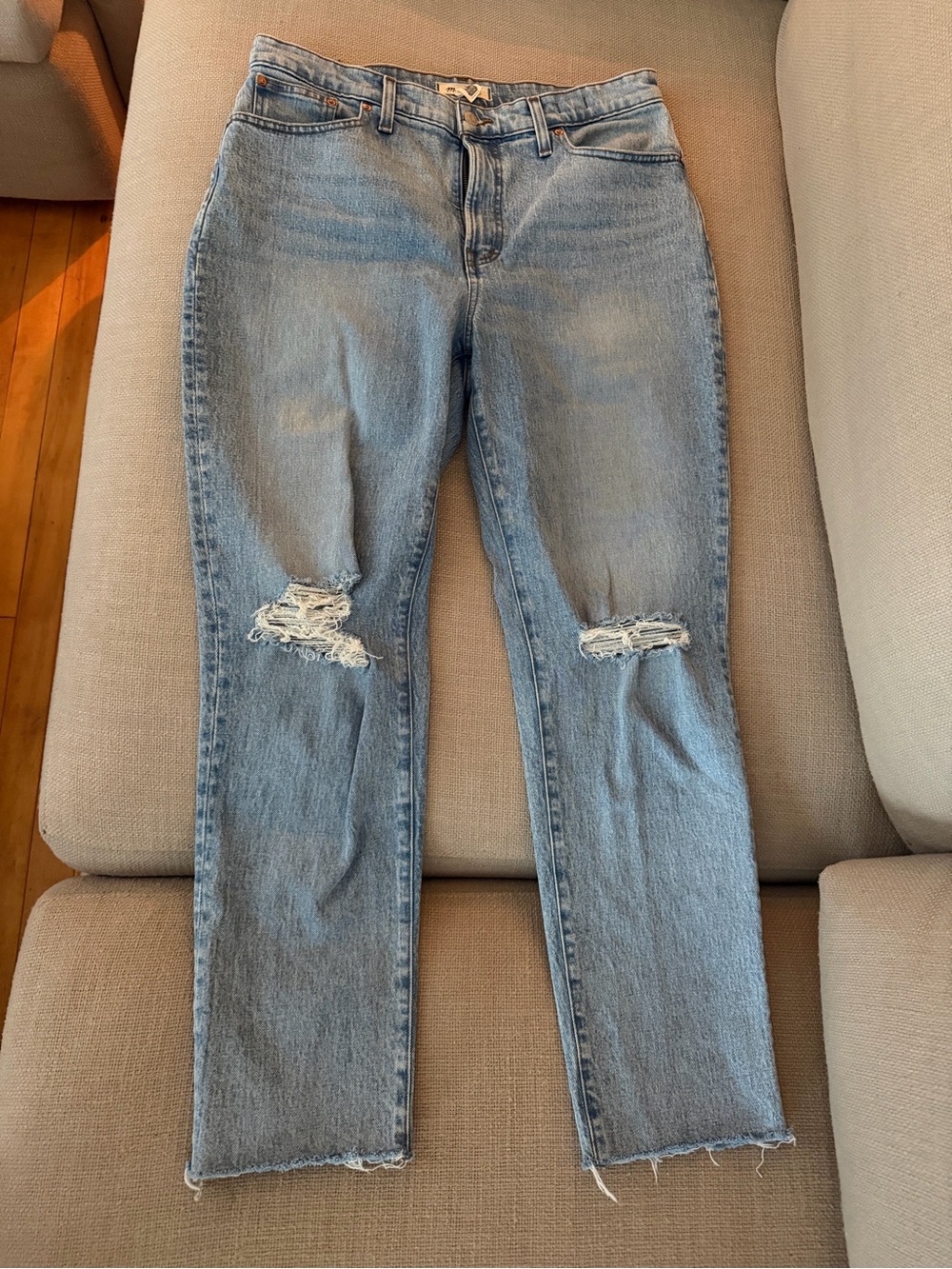 Madewell The Perfect Vintage Jean in Charnley Wash Comfort Stretch Women’s 31